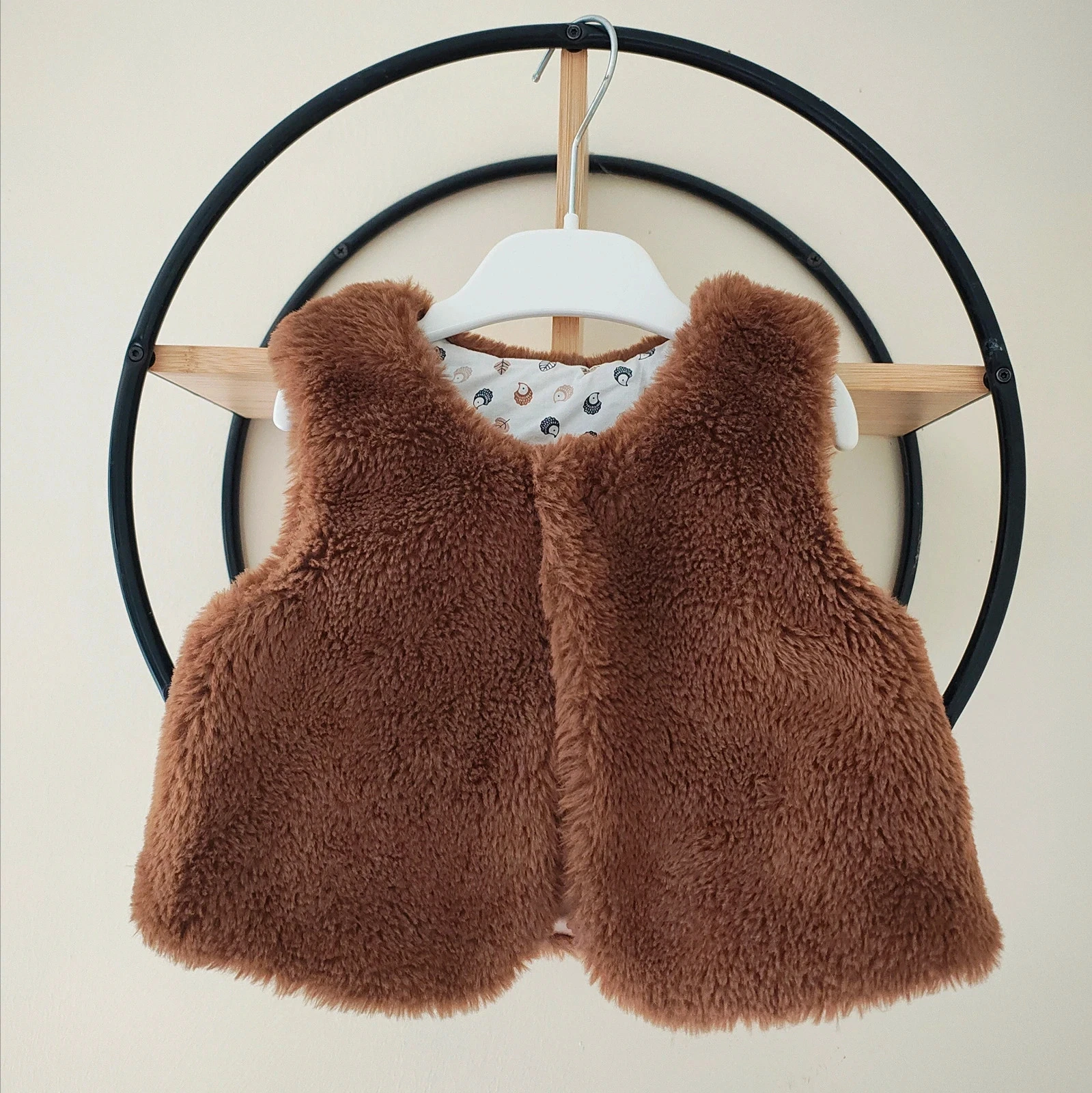 18 mois gilet sans manche obaibi okaidi tout doux